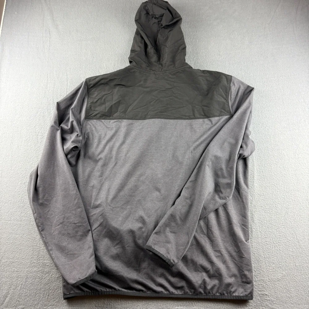 Vuori Sunday Element Jacket Men's XL Gray Hoodie Colorblock Gym Athleisure V215* - Picture 2 of 10